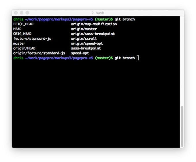 Autocomplete Git Commands and Branch Names - Pagepro