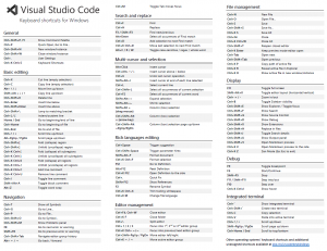 vs code shortcuts comment multiple lines