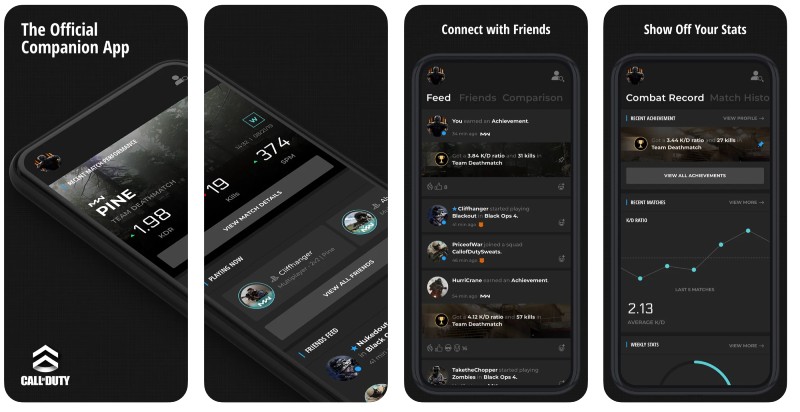 React Native apps: Call of Duty app screenshots