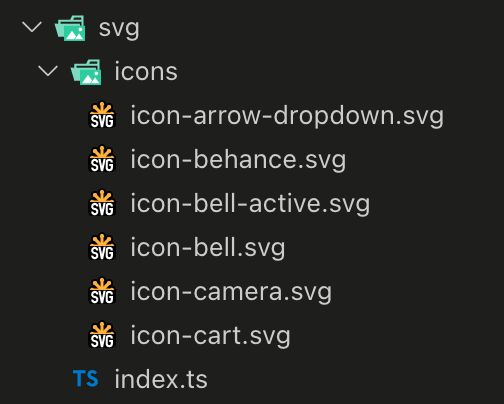 adding svg icons