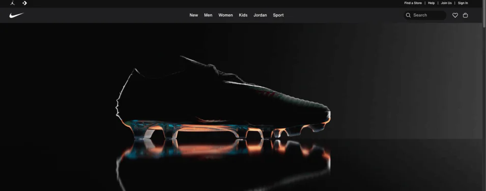 Next.js websites: Nike