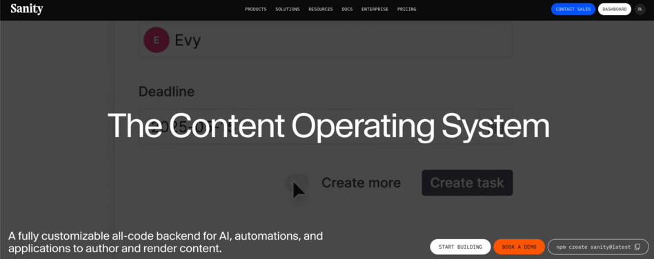 Next.js websites: Sanity