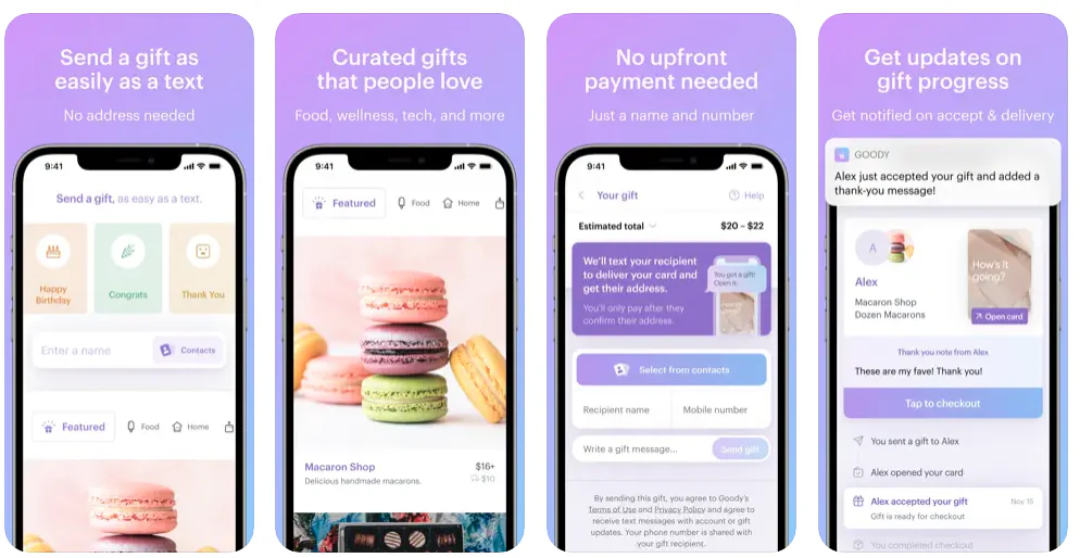 Goody App Screenshots