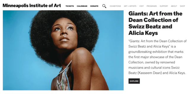 Next.js websites: Minneapolis Institute of Art