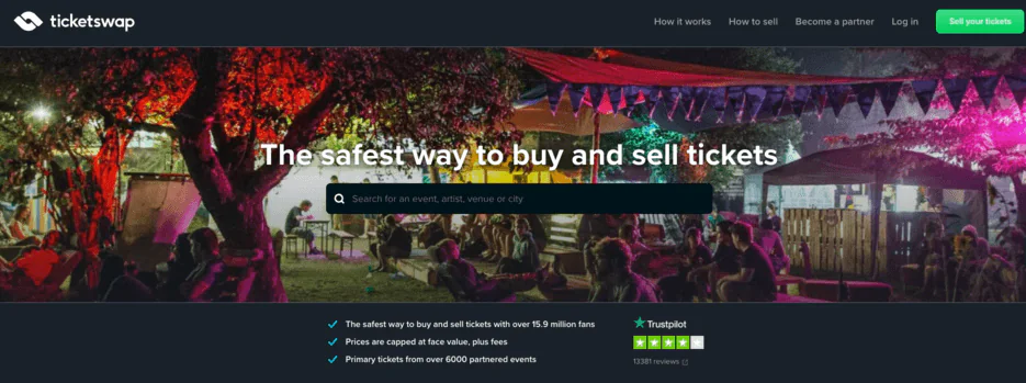Next.js websites: TicketSwap