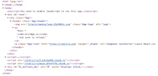 client side rendering code example