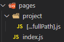 a square presenting how to save a project with square brackets