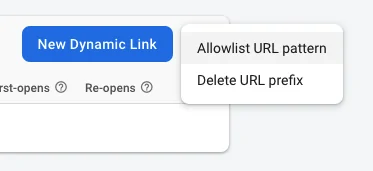 Creating a New Dynamic Links