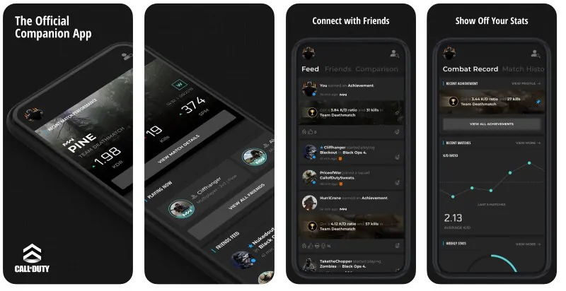 React Native apps: Call of Duty app screenshots