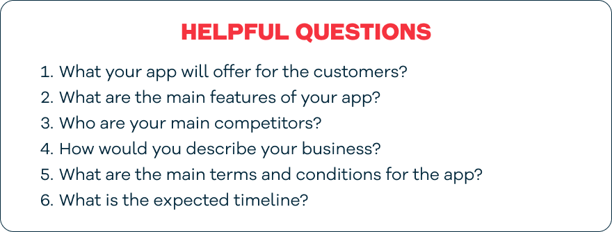 Helpful questions for creating an app description