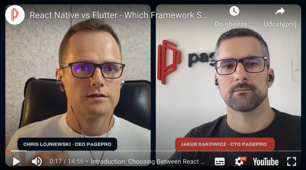 React Native vs Flutter by Chris Lojniewski and Jakub Dakowicz