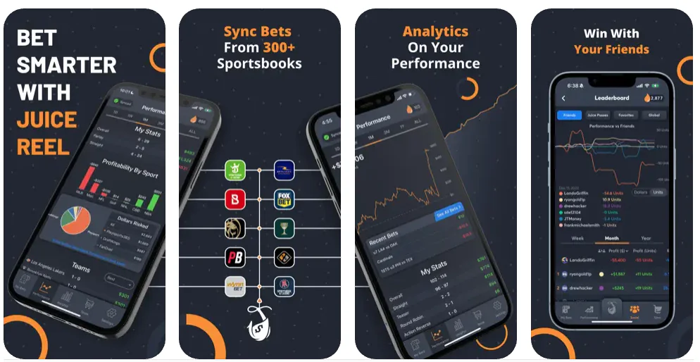 Juice Reel App Screenshots