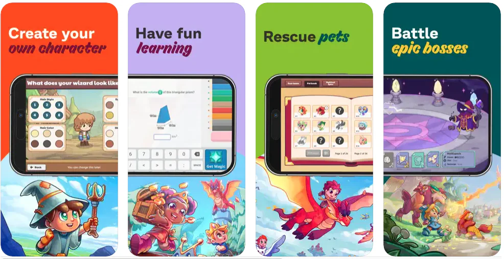 Prodigy Math Game App Screenshots