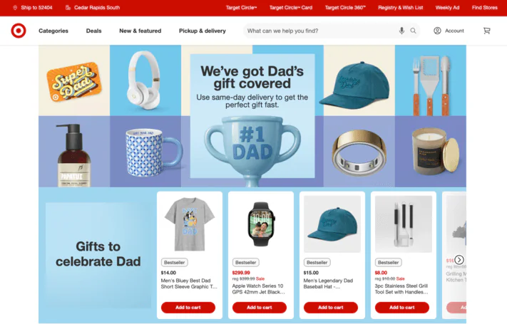 Next.js websites: Target