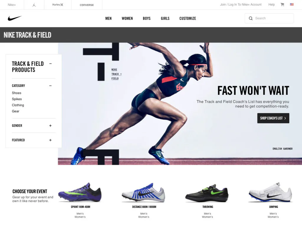 Nike Storefront 