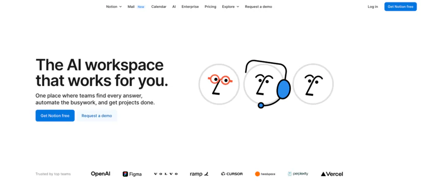 Next.js websites: Notion