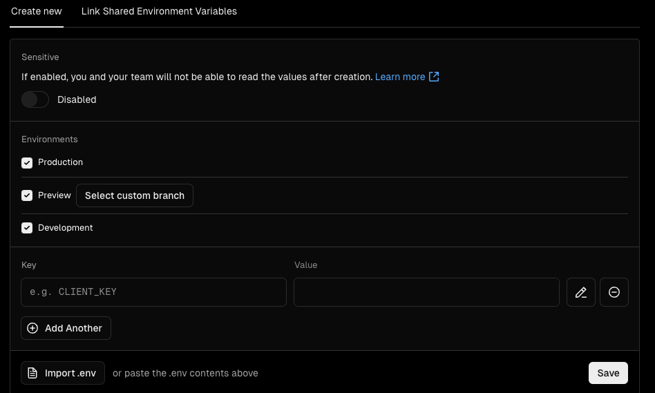 Environment Variables in Sanity Nextjs CI/CD