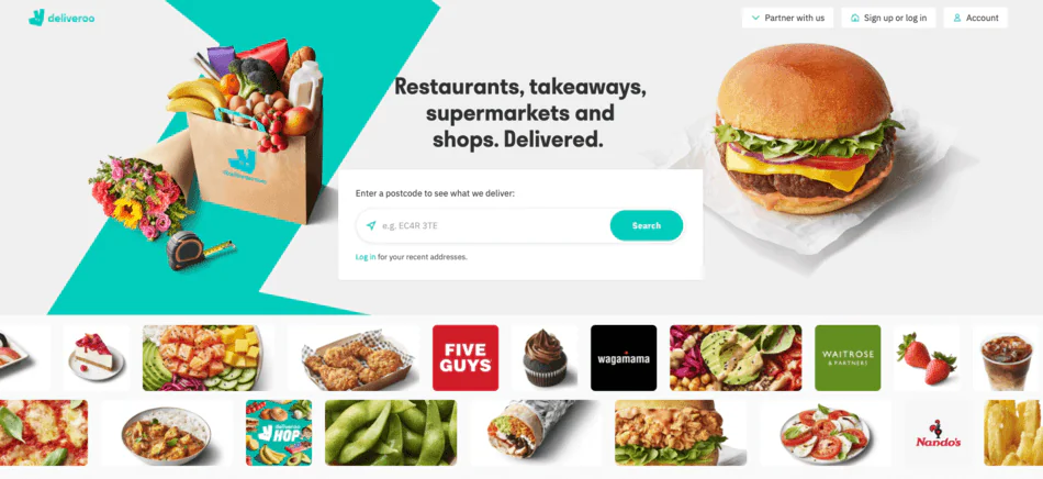 Next.js websites: Deliveroo