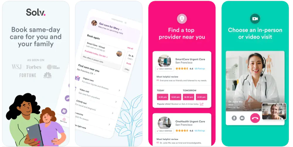 Solv App Screenshots